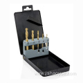 25PC HSS Cobalt Fully Ground Drill Bit Set